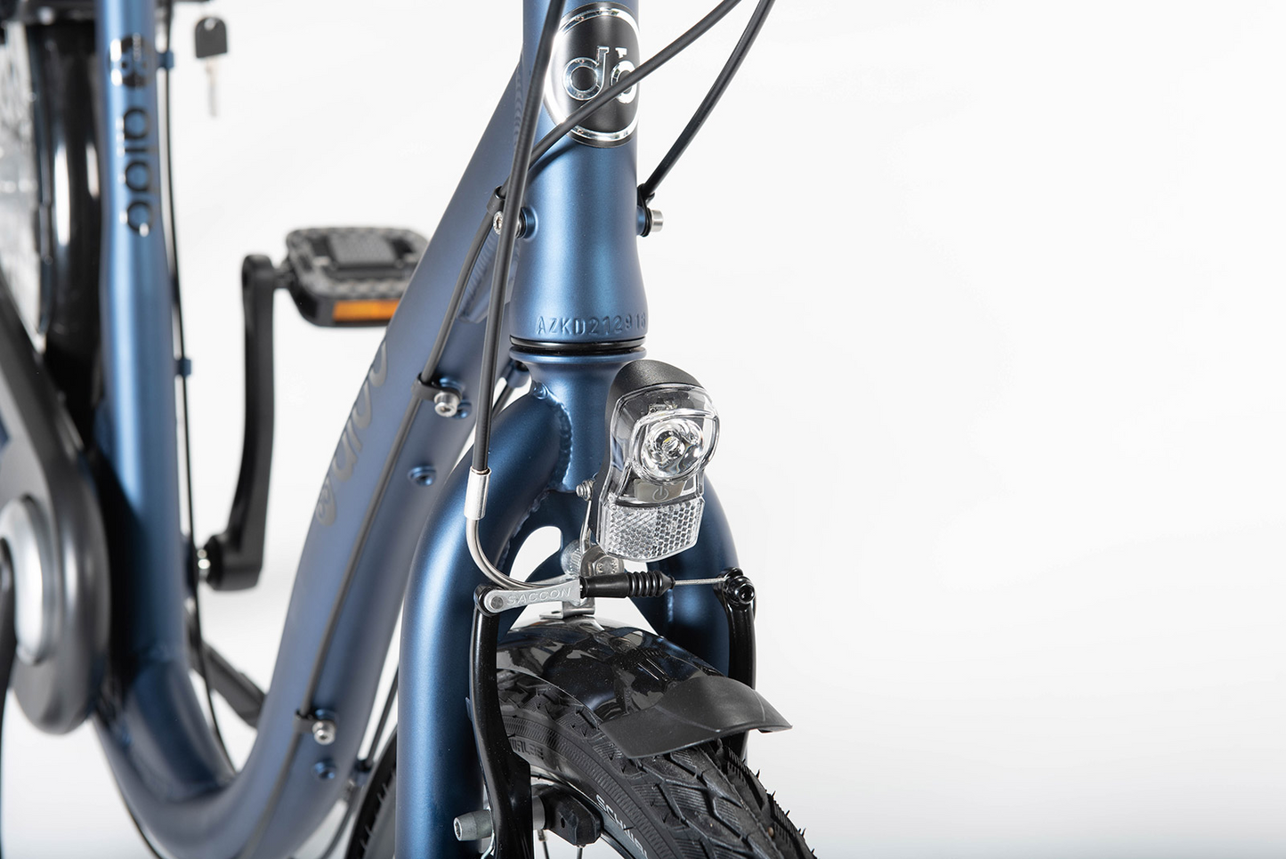 ALDO lage instap 26" 3GRN alu. comfort mystery blue mat - 42 cm.