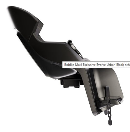 Bobike Exclusive Evolve maxi - achterzitje - dragerbev. Urban Black