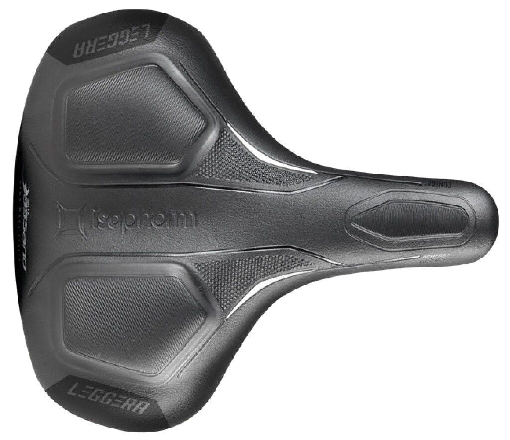 Selle Bassano zadel Leggera Isophorm City zwart unisex (kaart)