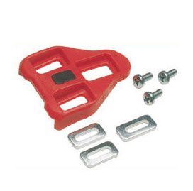 Tecora E asista schoenplaten voor Look, speling ± 9º, rood