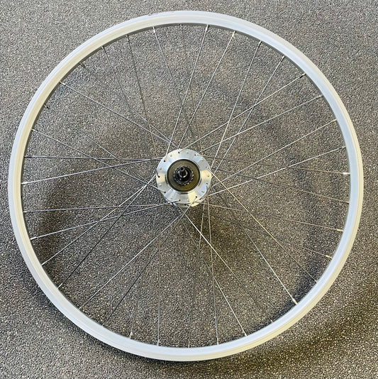 Achterwiel 28" - 622 Dynamic alu zilver RVS spaken Nexus 7 RB