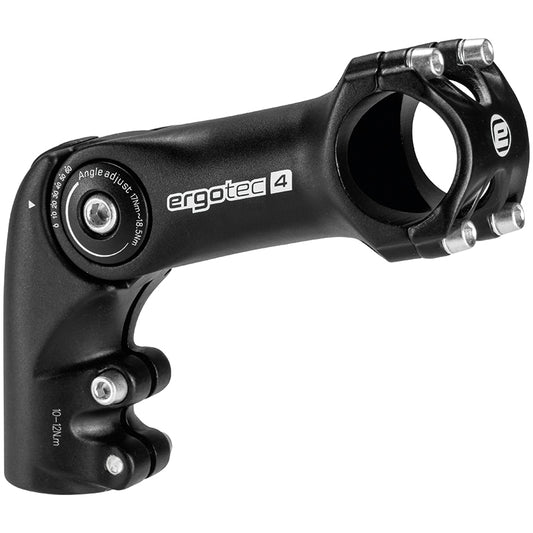 Ergotec stuurpen voorbouw Ahead verstelbaar Octopus 2 28.6/31.8 58/90 mm. mat zwart SL:4