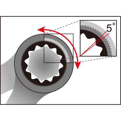 IceToolz 4110 ring-/steeksleutel/ratel 10 mm.