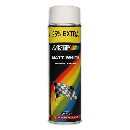 Motip spuitlak 500 ml. wit mat