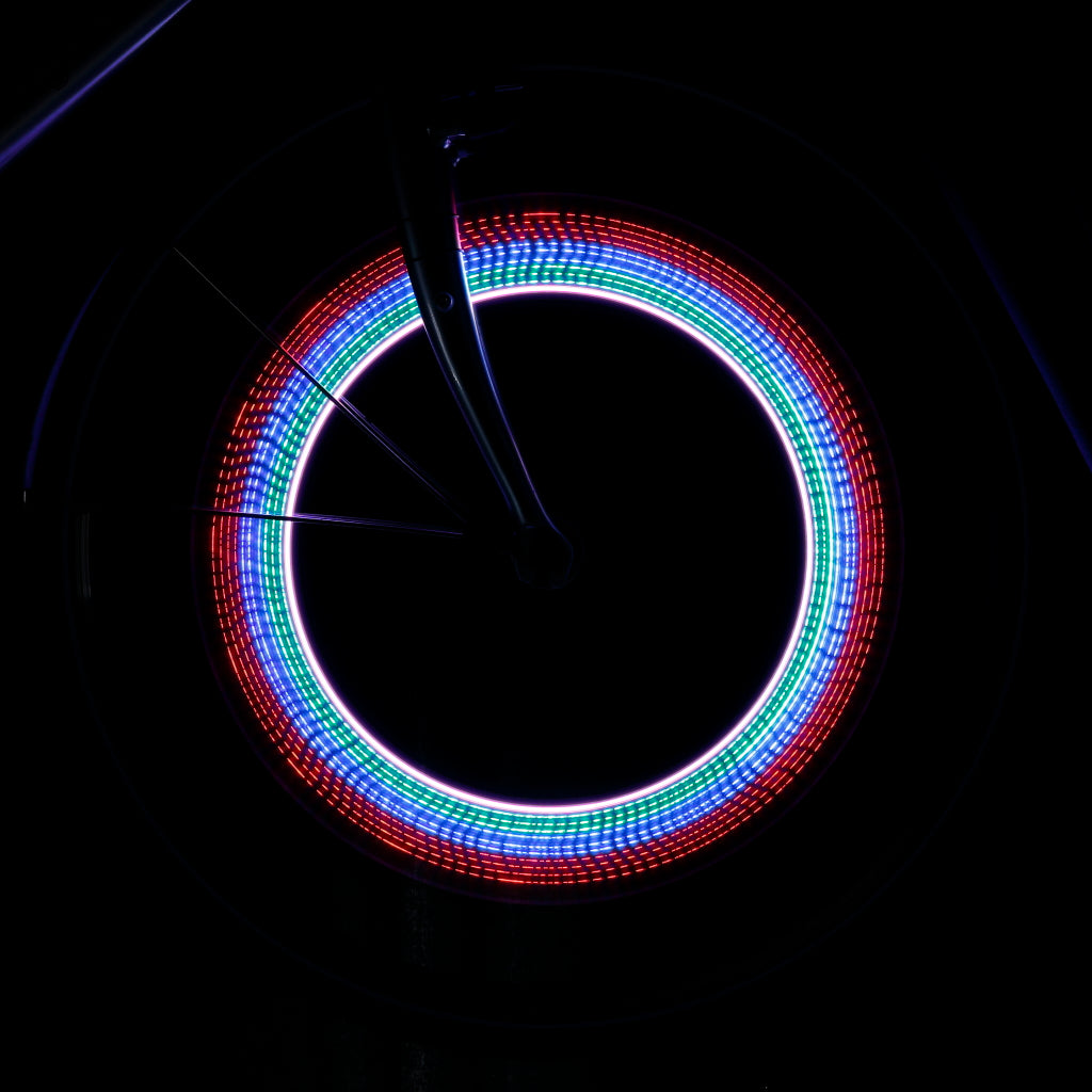 IkziLight verlichtingset Flashy 2 12 patronen en spaakklem 11 Tech LED transparant