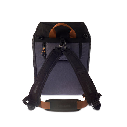 Basil 17665 Miles Daypack fietstas waterdicht 17L. Black Slate