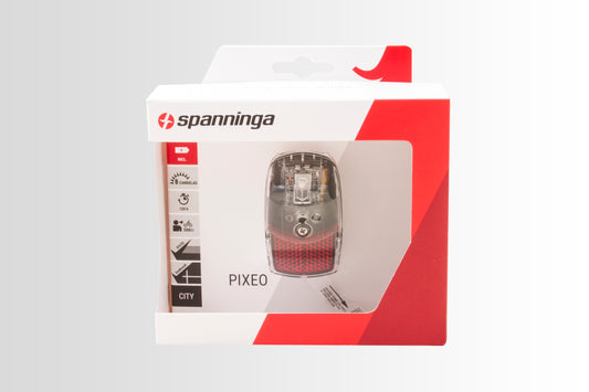 Spanninga Pixeo XB achterlicht aan/uit incl. 2 x AAA batterij