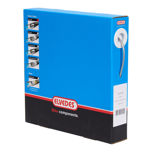 Elvedes 1125TEF-3-BOX buitenkabel 30 mtr. - 5 mm. met voering zilver