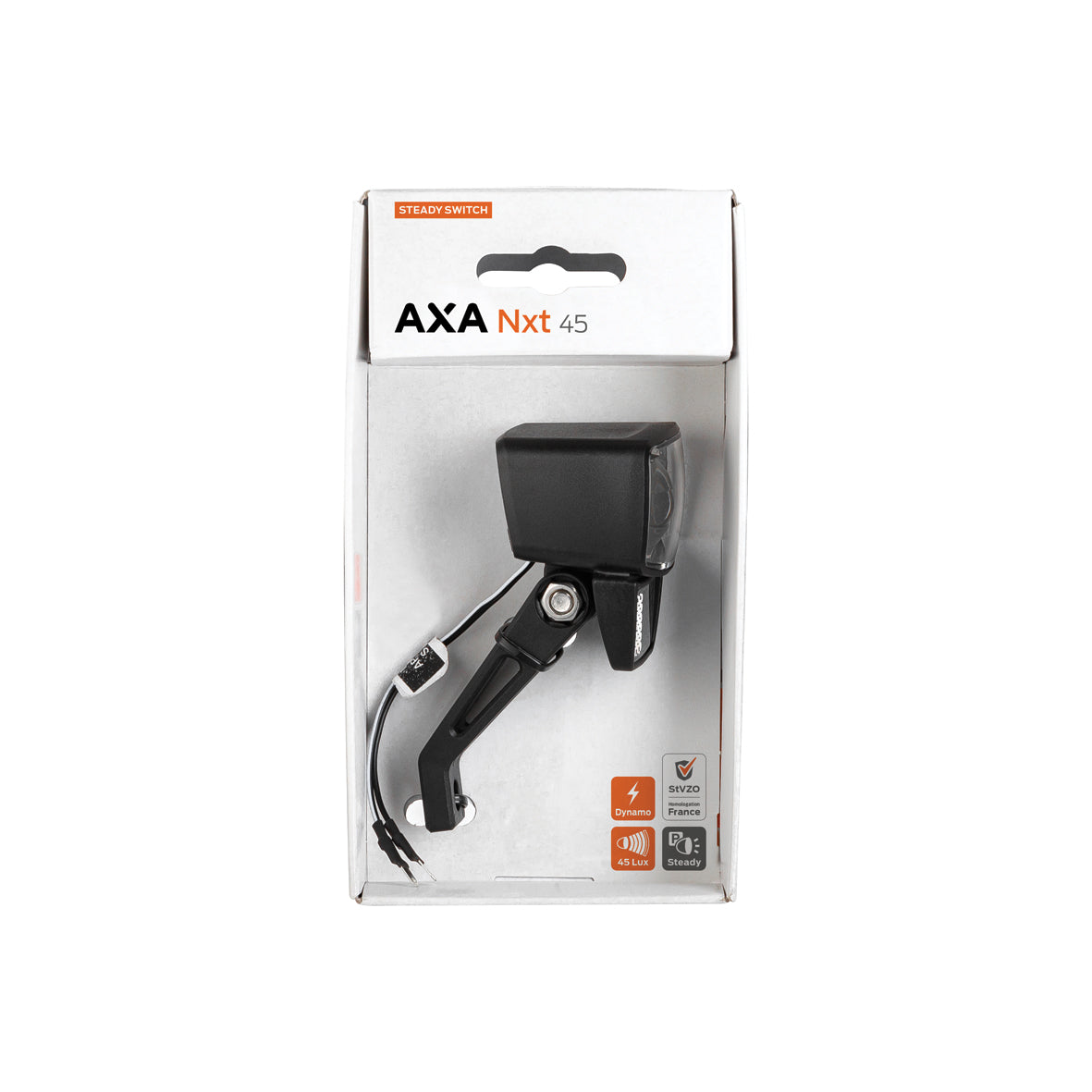 AXA Next NXT45 koplamp dynamo steady switch