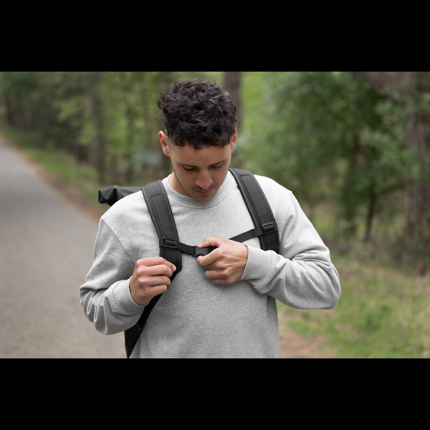 Urban Proof Backpack Rolltop Forest Green - Recycled