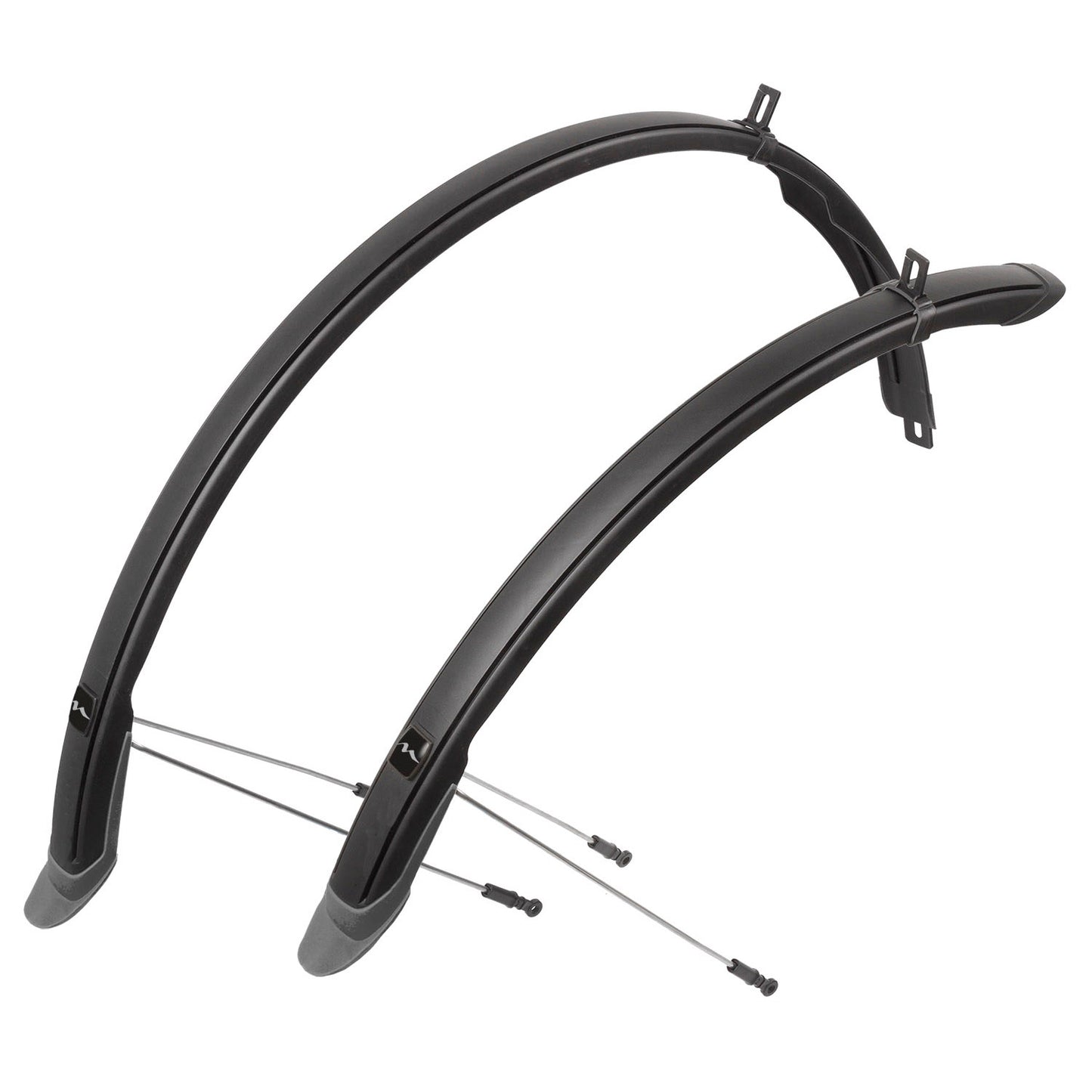 M-Wave Mud Max II F+R spatbord set 28" kunststof zwart 45 mm.