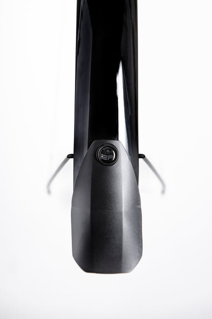 Eurofender spatbord voor Mudguard Lampo 28"- 58 mm. zwart