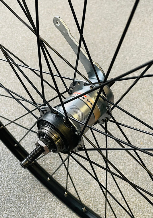 Achterwiel 28" - 622 Dynamic zwart/zwarte spaken Nexus 3 GRN