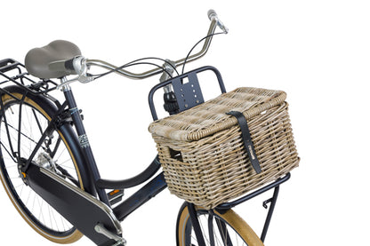 Basil 13087 Dax S fietsmand voorop met deksel grijs