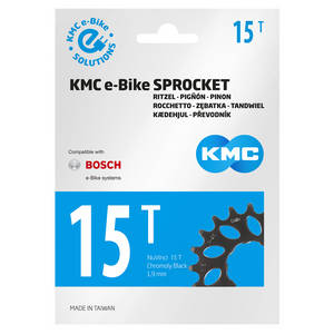 KMC kettingblad 1/2x11/128" 15T Bosch Gen. 2
