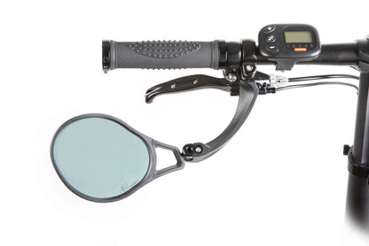 Mirage spiegel Hi-Speed met klem links zwart