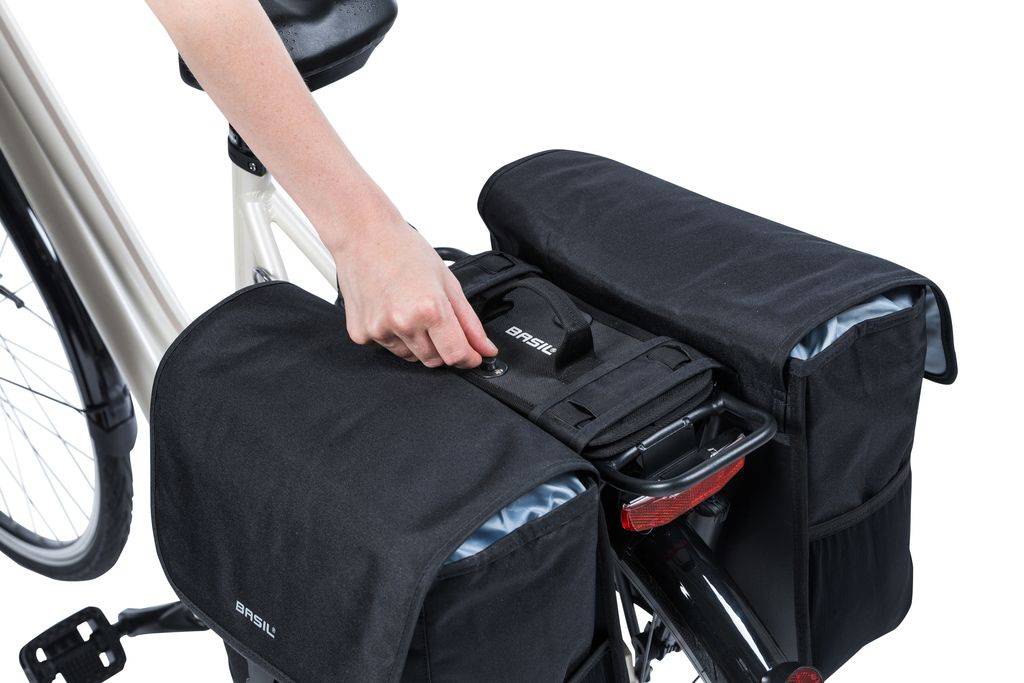 Basil 70186 DBS detachable bag system zwart