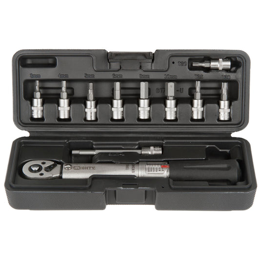 Mighty momentsleutel 2-24 NM inbus 3/4/5/6/8/10 en T25 Torx