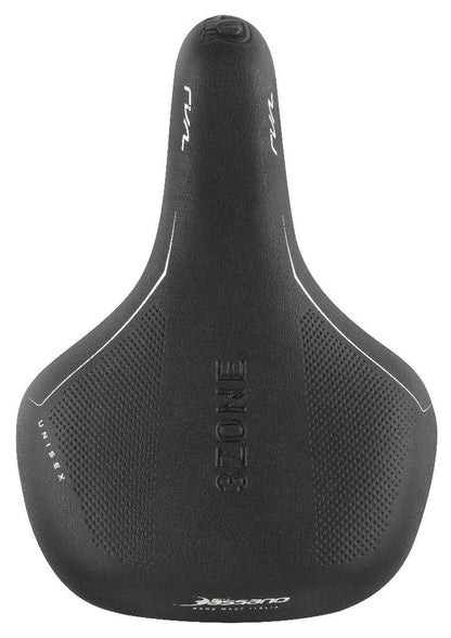 Selle Bassano zadel Rivale 3zone uni (kaart)