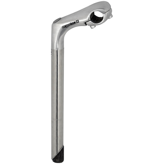 Ergotec stuurpen Kobra Tube quill 25.4/25.4 300/110 mm. zwart/zilver SL:2