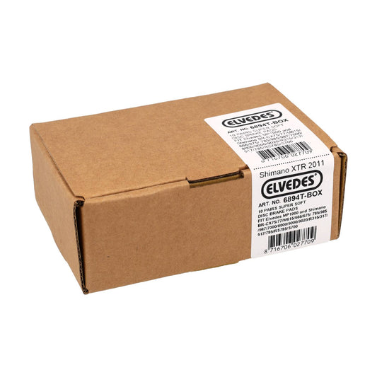 Elvedes 6894T-BOX disc brake pad soft compatible Shimano (10)