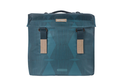 Basil 18399 Elegance dubbele fietstas MIK 40-49L estate blue
