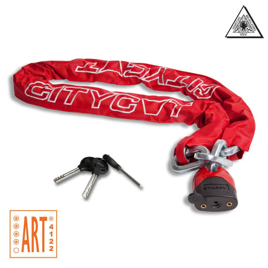 CityCat kettingslot 120 cm. rood ART-4