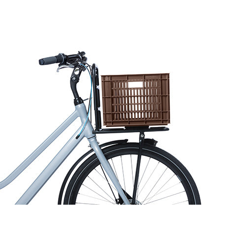 Basil 21139 Crate M fietskrat gerecycled kunststof medium 29,5L brown