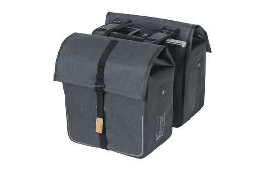 Basil 17797 Urban Dry dubbele fietstas MIK 50L charcoal melee