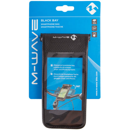 M-Wave smartphone tas waterdicht voor alle Smart- en iPhones met draaibare qr houder