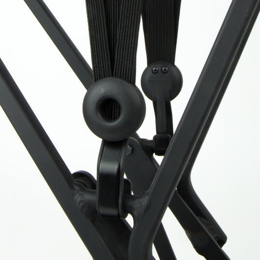 Widek Eye veiligheidsbinder met stalen haken 24/12/12 mm. zwart/chinin/chinin 191154 op kaart (54 cm.)