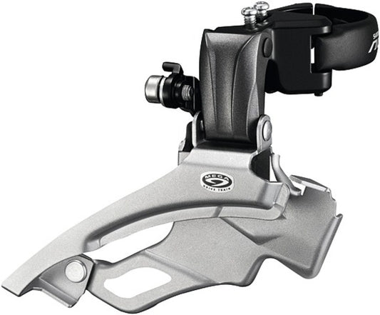 Shimano EFDM371X6 voorderailleur Altus 3x9 spd. 34.9 DS DP 66-69 44-48T.