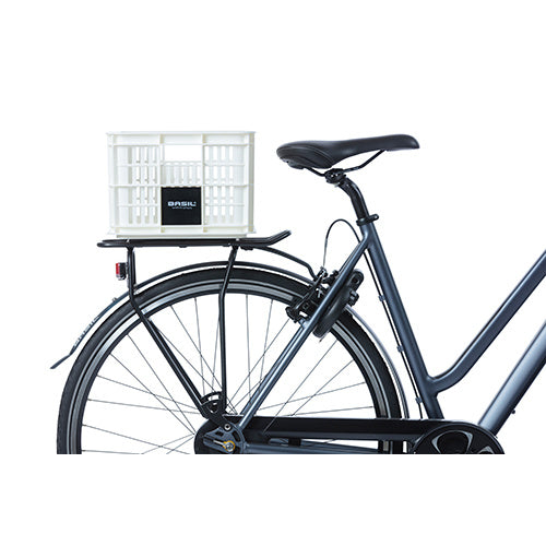 Basil 21114 Crate S fietskrat gerecycled kunststof small 17,5L bright white