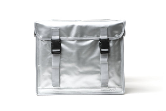 New Looxs tas nr. 30L dubbele tas Bisonyl zilver - 030L.506