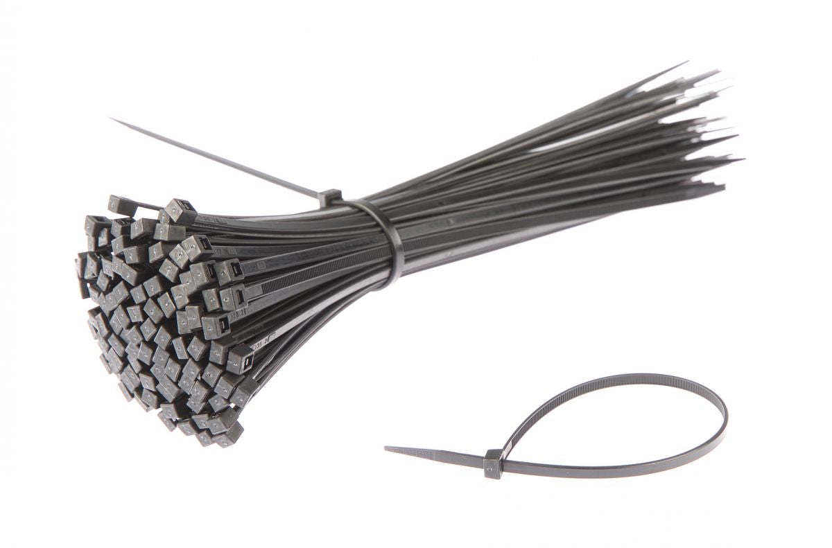 SapiSelco kabelbinder/tyrap 200x3.5mm. ø55mm. zwart (100)