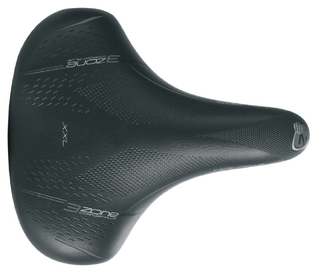 Selle Bassano zadel Volare XXL Cruiser zwart (kaart)