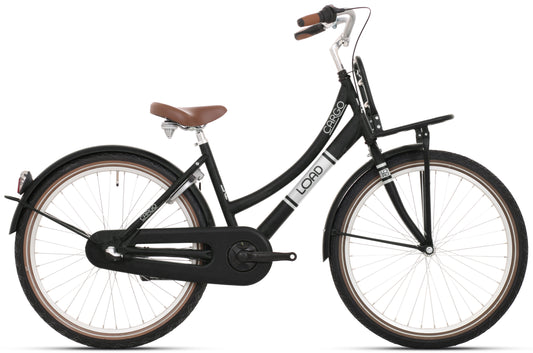 BFK 24" Load meisjes 3V zwart mat - 24LMD80
