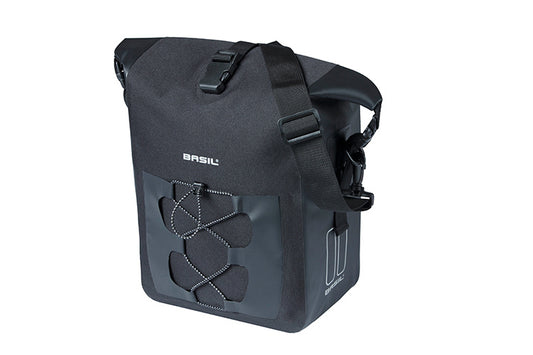 Basil 18262 Navigator Waterproof M enkele fietstas 12-15L zwart