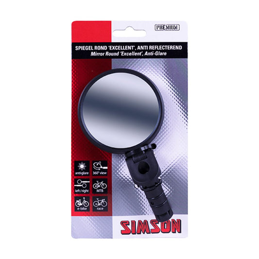 Simson 021822 spiegel rond 'Excellent' anti reflecterend