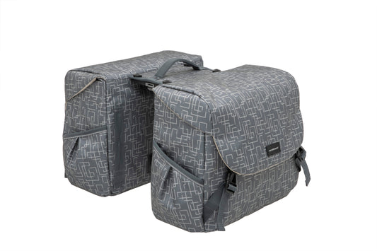 New Looxs tas nr. 218 Mondi Joy Double MIK Ivy Grey - 218.173MIK