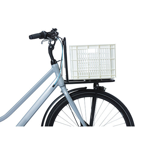 Basil 21138 Crate M fietskrat gerecycled kunststof medium 29,5L bright white