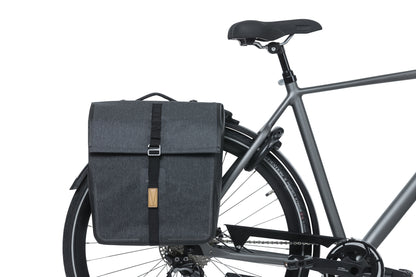 Basil 17797 Urban Dry dubbele fietstas MIK 50L charcoal melee