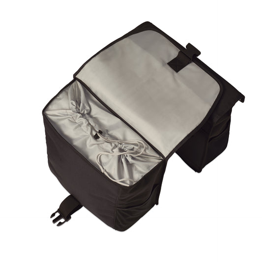Basil 18468 GO dubbel fietstas 32L solid black
