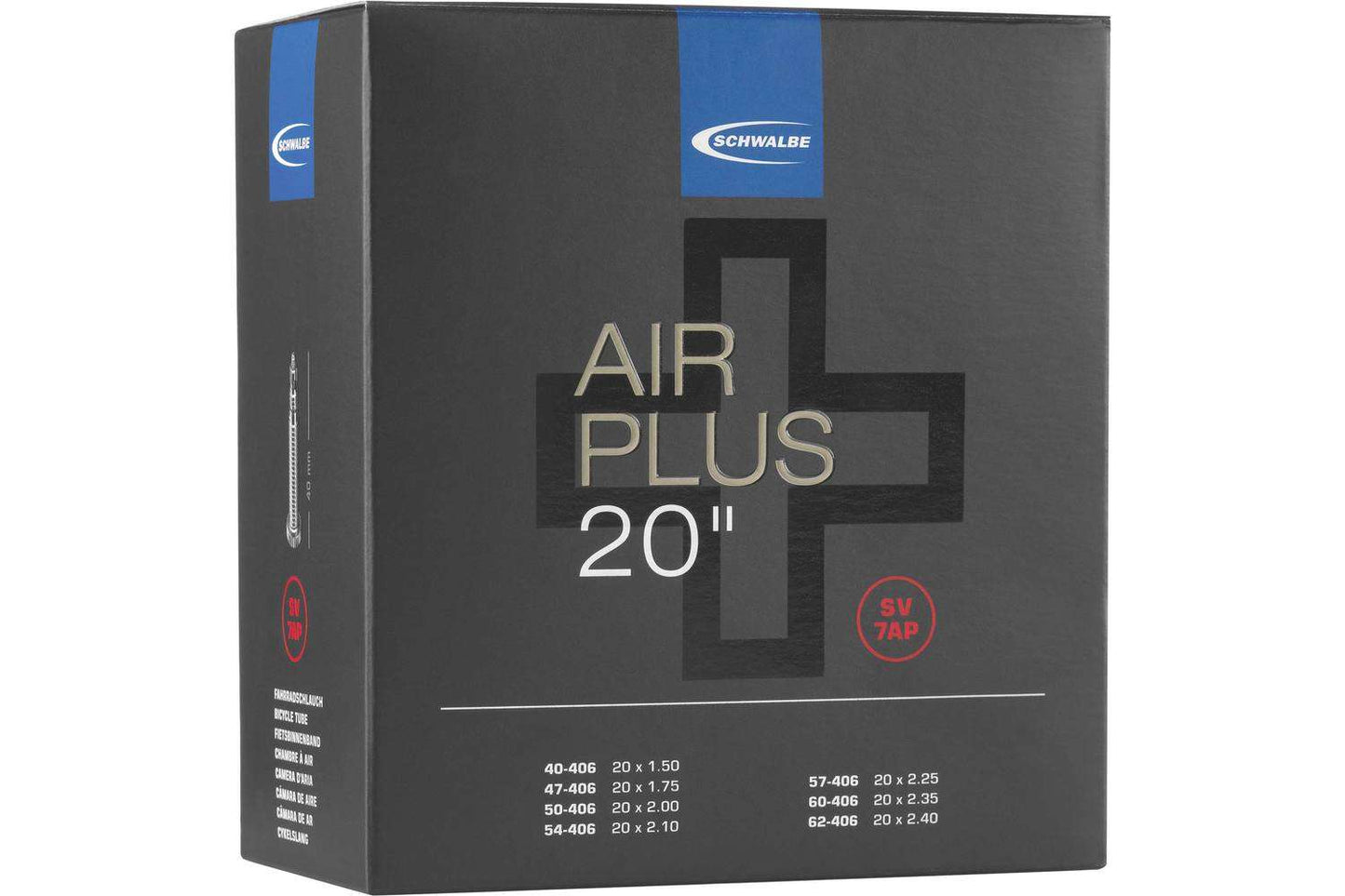 Bib. SV 7AP - 40 mm. / 40/62-406 / 20x1.50/2.50 AIR PLUS