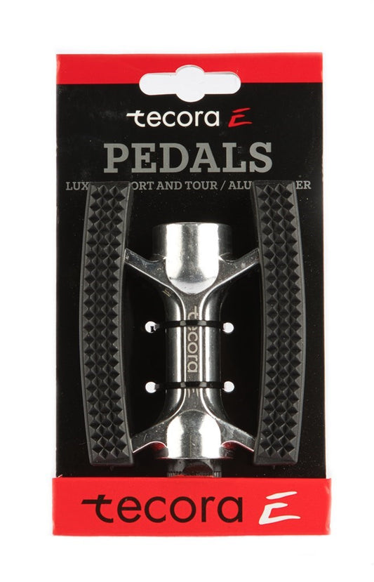 Tecora E pedaal sport aluminium met reflectoren