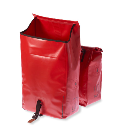 Basil 17660 Urban Dry Double Bag waterdicht 50L. Signal Red
