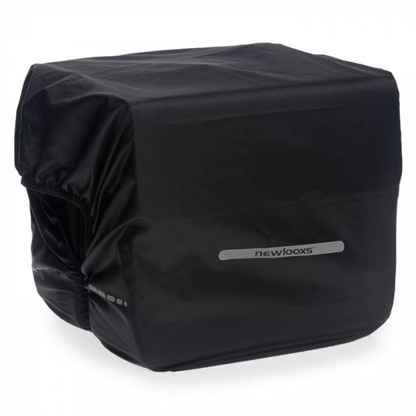 New Looxs 143 regenhoes dubbele fietstas zwart - 143.330