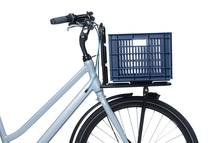 Basil 21135 Crate M fietskrat gerecycled kunststof medium 29,5L bluestone