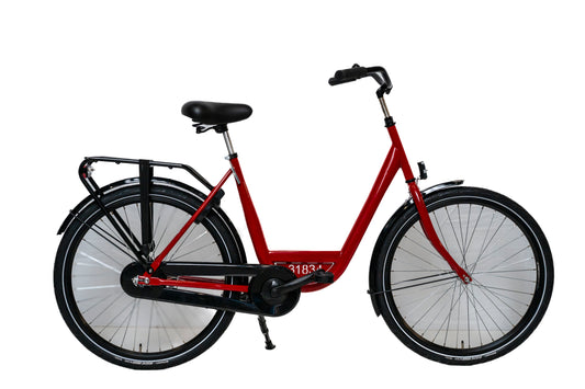 ALDO bedrijfsfiets 26" 50 cm. kleur: rood