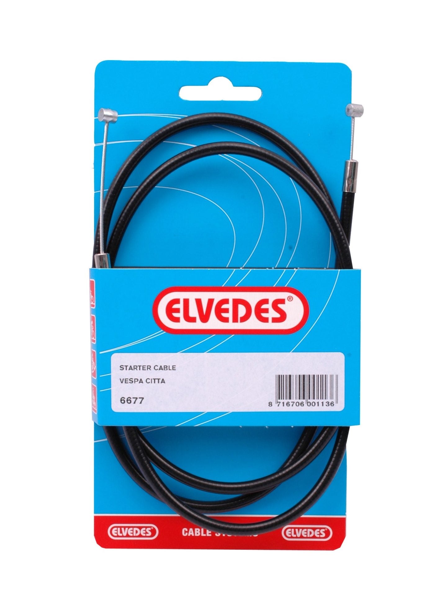 Elvedes 6677 starterkabel Vespa Citta